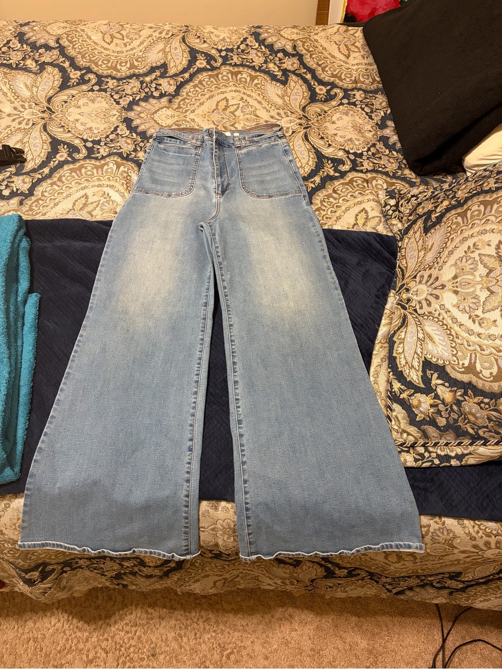 Light Blue Wide Leg Women’s Jeans by a loves a